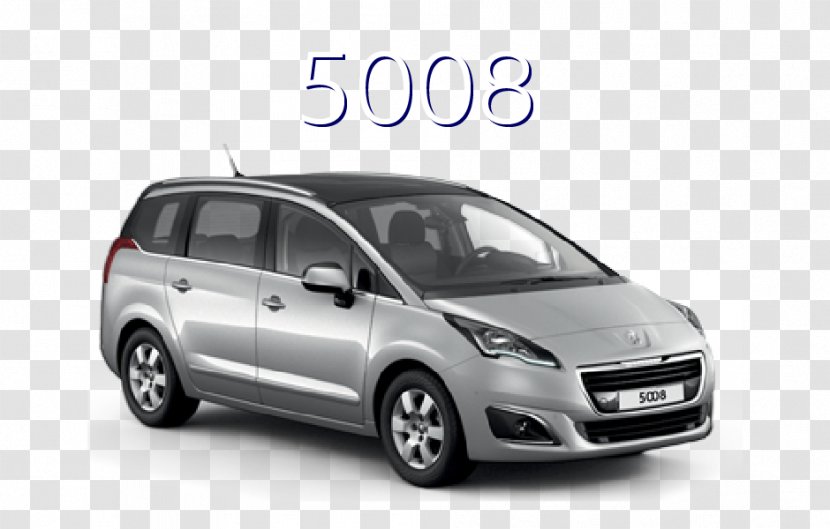 PEUGEOT 5008 ALLURE Car Peugeot 108 - Mid Size Transparent PNG