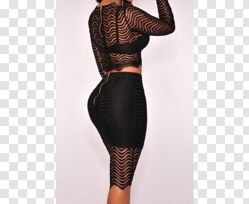 Sleeve Skirt Lace Crop Top Blouse - Frame - Dress Transparent PNG