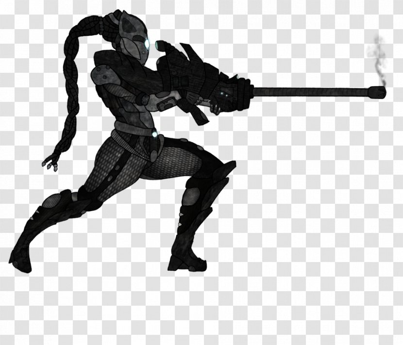 Action & Toy Figures Black Silhouette Fiction - And White - Boom Headshot Transparent PNG