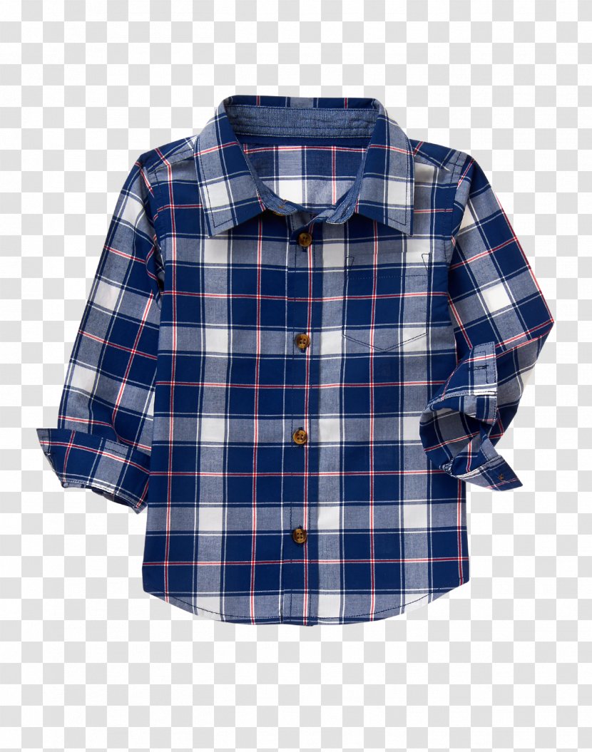 Blouse T-shirt Sleeve Full Plaid - Longsleeved Tshirt Transparent PNG