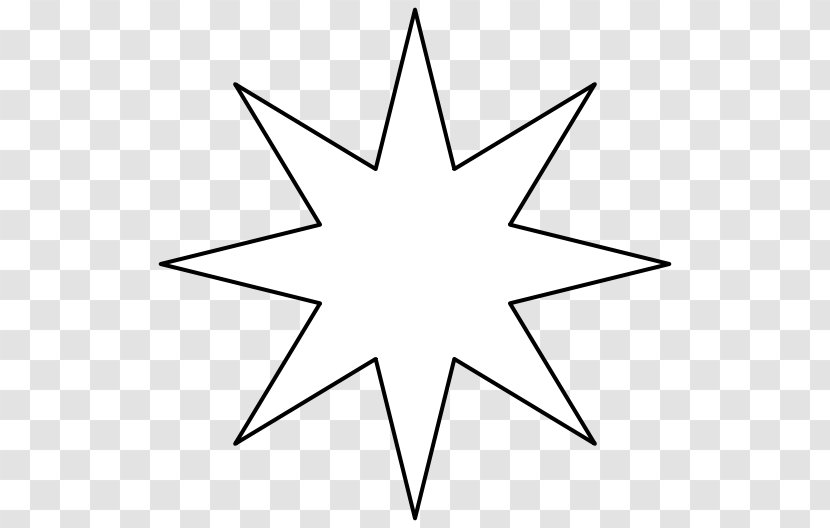 Compass Rose Drawing Clip Art - Wikihow - WHITE STARS Transparent PNG