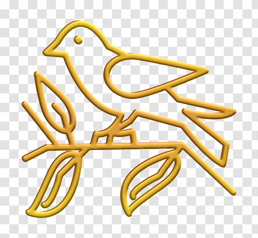 Bird Icon - Pet - Yellow Finches Transparent PNG