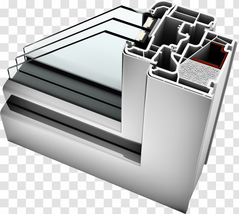 Window Thermal Insulation Internorm Aluminium Building - Hardware - Aluminum Transparent PNG