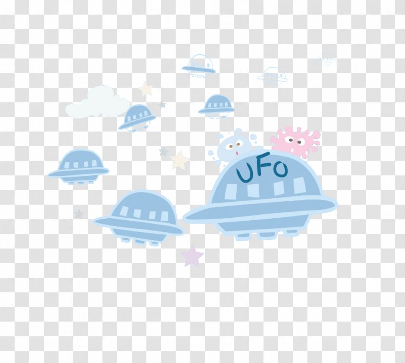 Flying Saucer Unidentified Object Extraterrestrials In Fiction Cartoon - UFO Transparent PNG