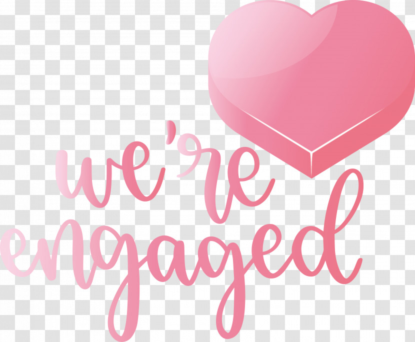 We Are Engaged Love Transparent PNG