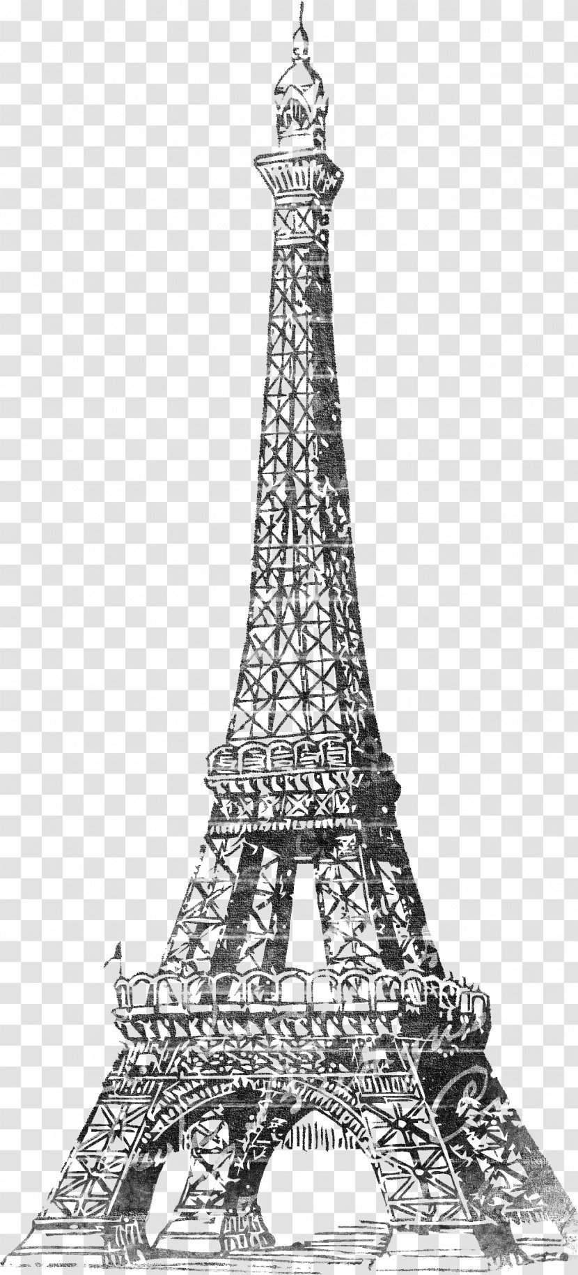 Eiffel Tower Printmaking Picture Frames Printing - Drawing Transparent PNG