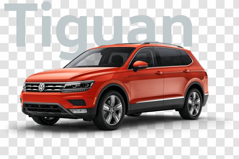 2018 Volkswagen Tiguan SUV Car Sport Utility Vehicle - Automotive Design Transparent PNG