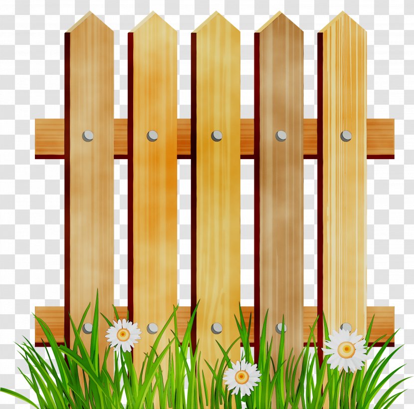 Fence Pickets Wood Garden Clip Art - Yard - Rake Transparent PNG