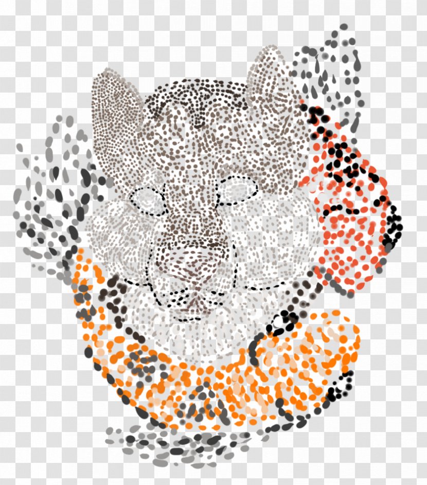 Leopard Cat Visual Arts Doily Whiskers Transparent PNG