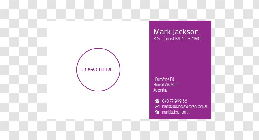 Brand Font - Modern Business Cards Design Transparent PNG