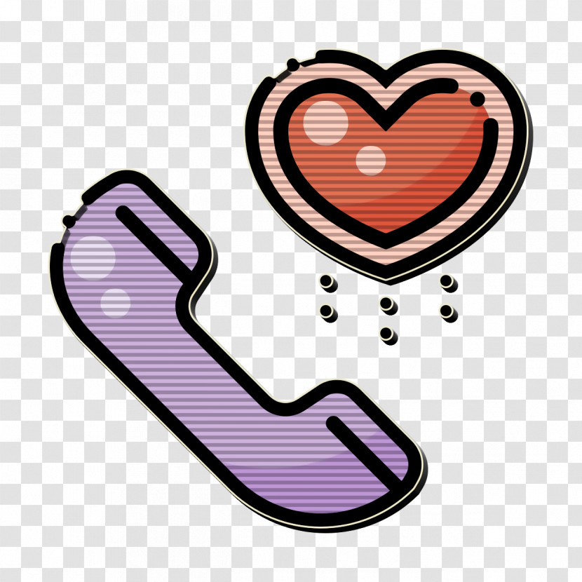 Phone Icon Romantic Love Icon Romantic Icon Transparent PNG