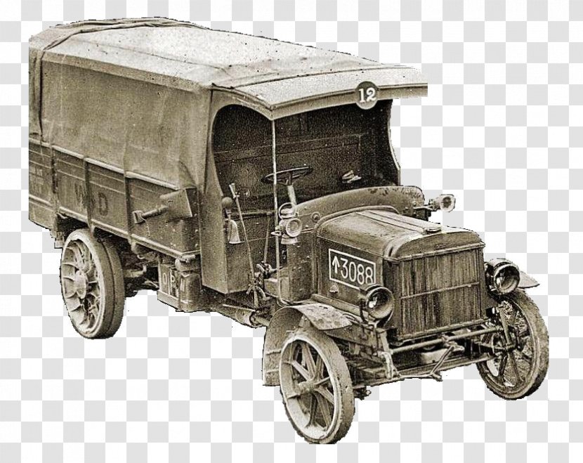 Truck Vintage Car The War Sonnets Motor Vehicle - English Lorry Transparent PNG