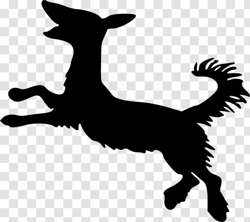 Silhouette Dog Pet Canidae Clip Art - Drawing Transparent PNG