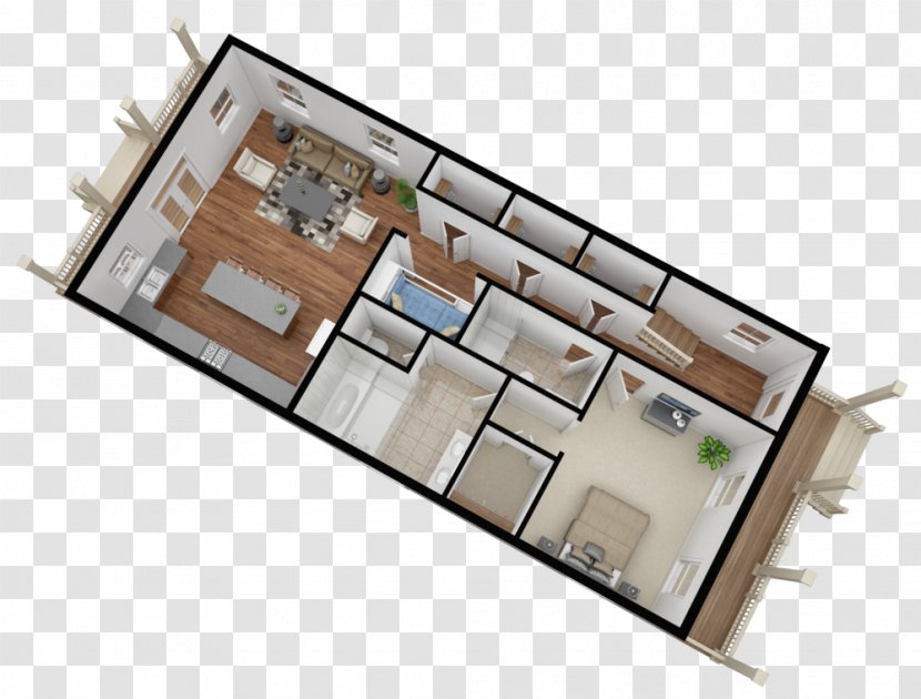 3D Floor Plan Architectural Rendering Interior Design Services - Blueprint Transparent PNG