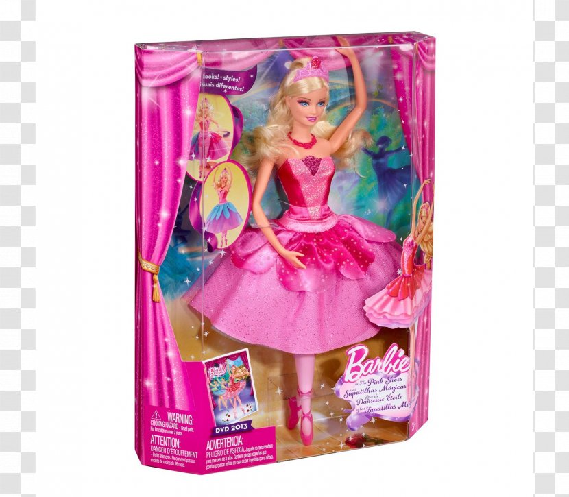 Barbie Doll Toy Shoe Ballet - Mattel Transparent PNG
