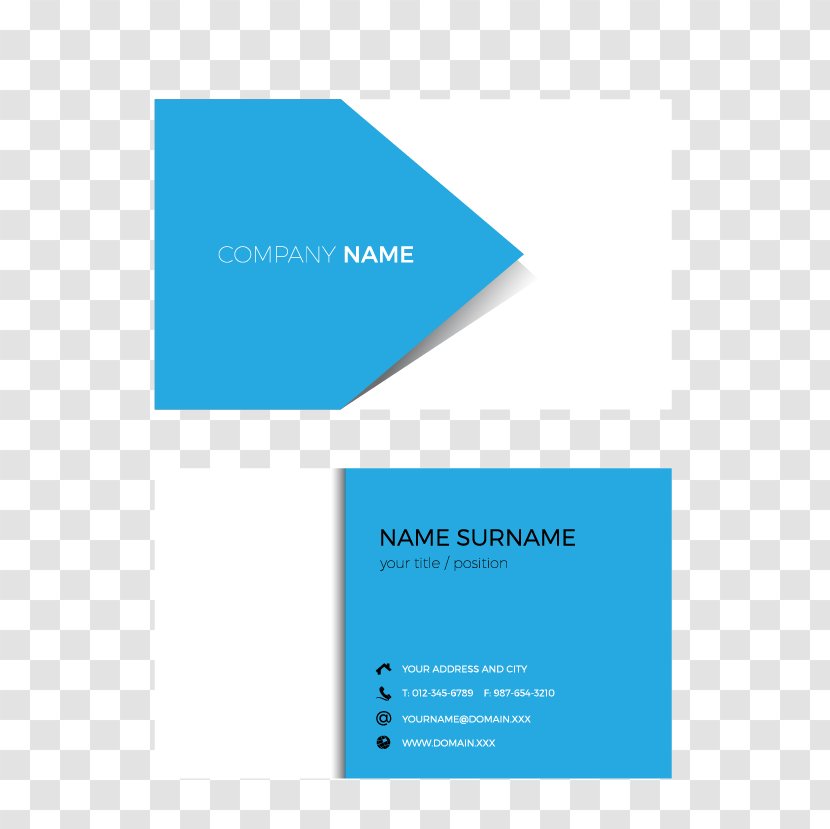 Business Cards Visiting Card Logo - Simple Transparent PNG