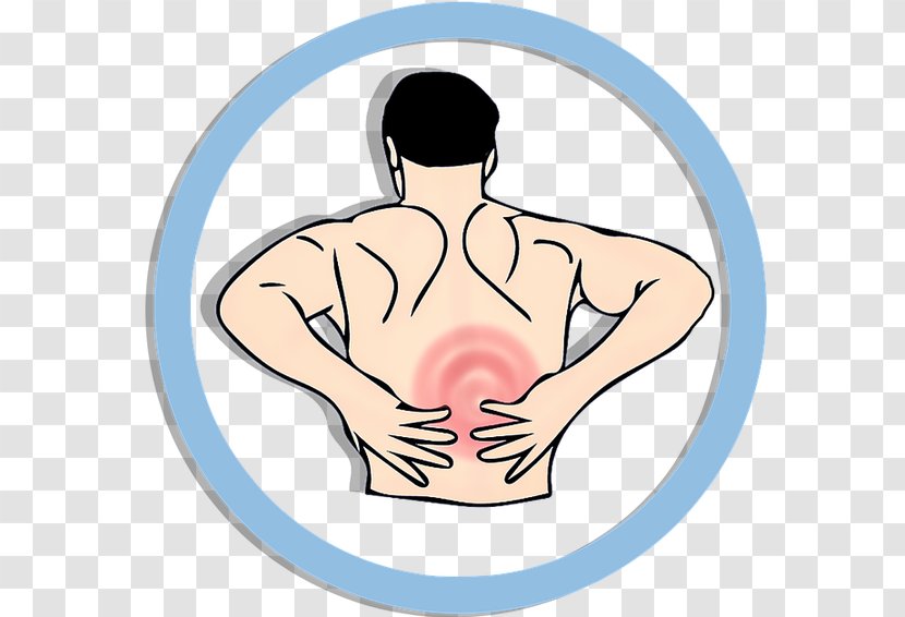 Back Pain Muscle Human Management - Cartoon - Silhouette Transparent PNG