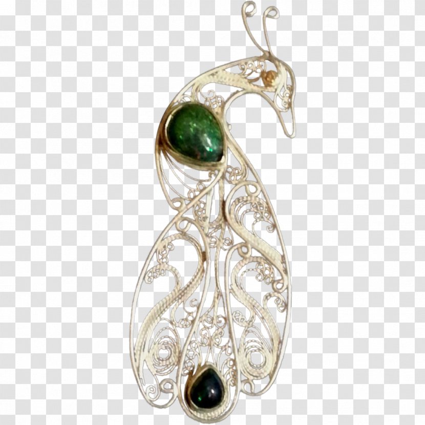 Earring Brooch Emerald Jewellery Opal Transparent PNG