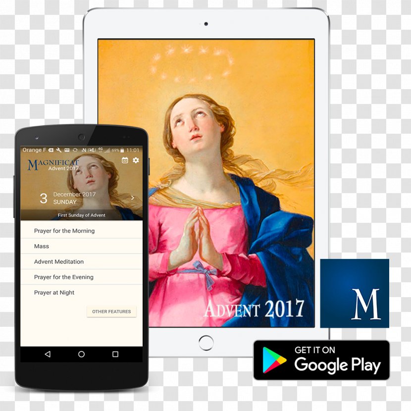 Smartphone Advent Companion Android Mobile Phones - Magnificat Transparent PNG