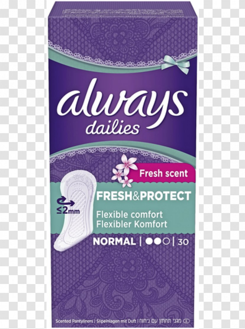 Always Pantyliner Sanitary Napkin Feminine Supplies Hygiene - Frame - Silhouette Transparent PNG