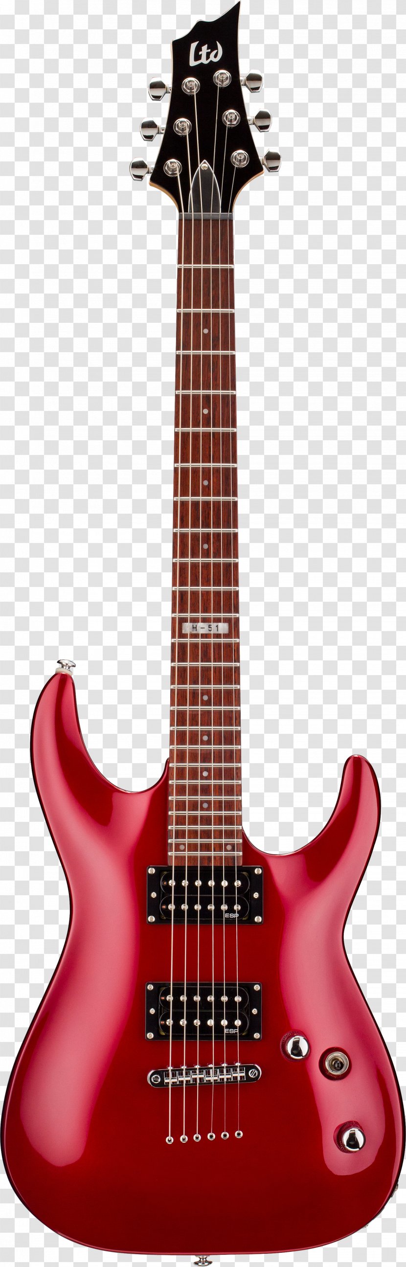 ESP LTD EC-1000 F-10 Guitars Electric Guitar - Solid Body - Image Transparent PNG