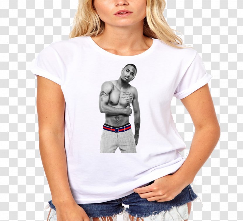 T-shirt Top Sleeve Blouse - Frame - Trey Songz Transparent PNG