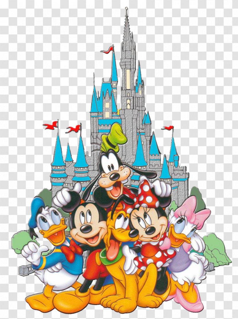Mickey Mouse Donald Duck Minnie Pluto Goofy - Splash Mountain Transparent PNG