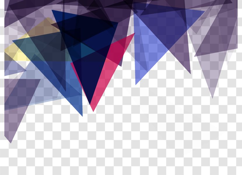 Triangle Adobe Illustrator - Symmetry - Vector Abstract Background Transparent PNG