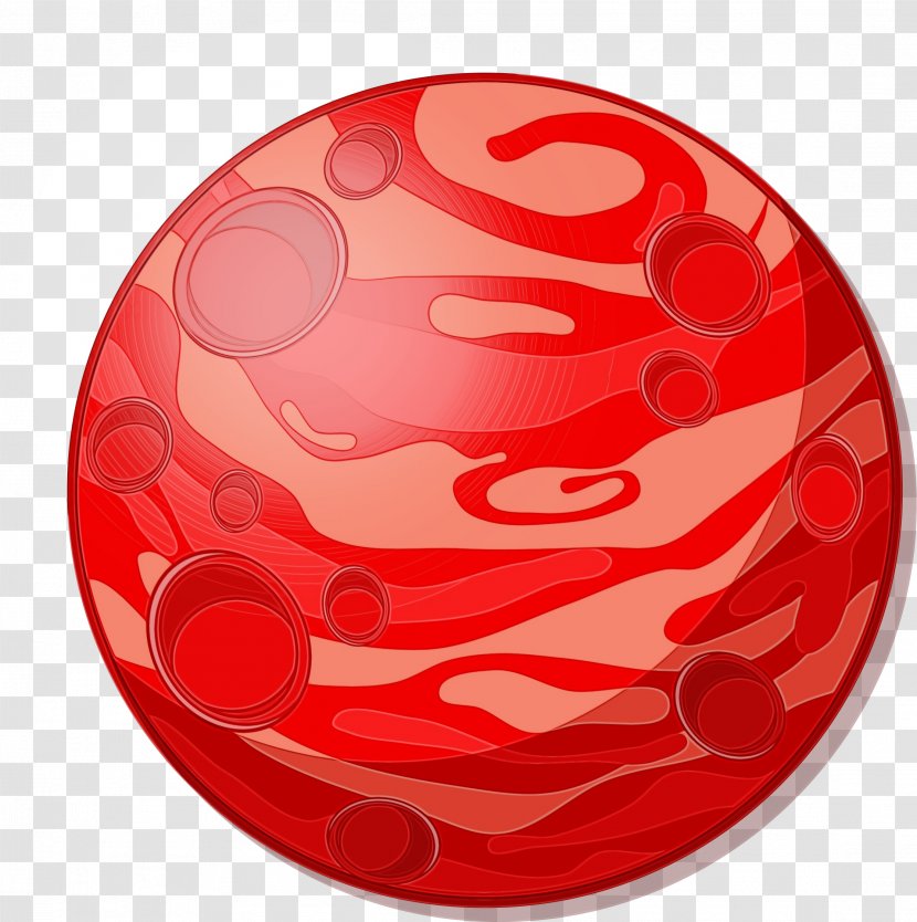 Red Plate Circle Pink Pattern - Tableware Dishware Transparent PNG
