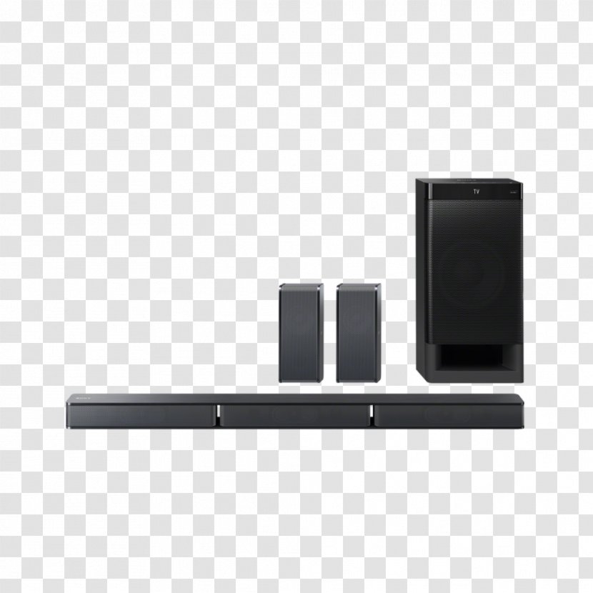 Soundbar Home Theater Systems 5.1 Surround Sound Sony Subwoofer - Electronics Accessory - Multi-room Transparent PNG