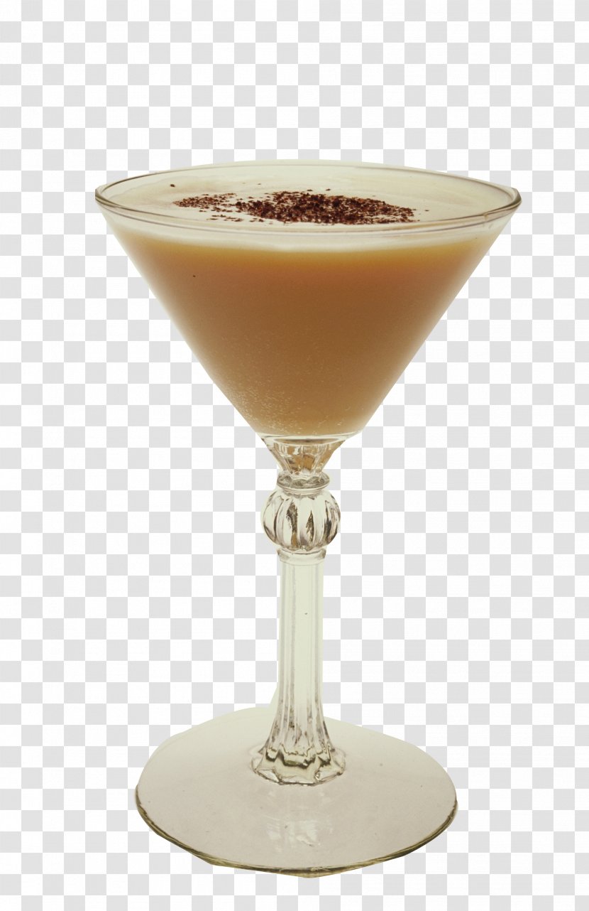 Ice Cream Milkshake Cocktail Martini Blood And Sand - Nonalcoholic Drink - A Cup Of Transparent PNG