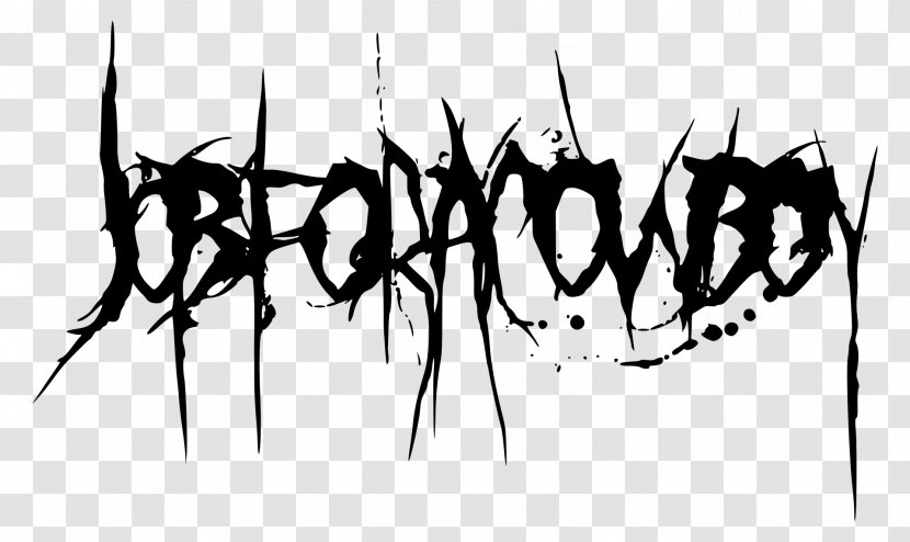 Logo Job For A Cowboy Deathcore Death Metal Art - Black - Staple Rice Transparent PNG