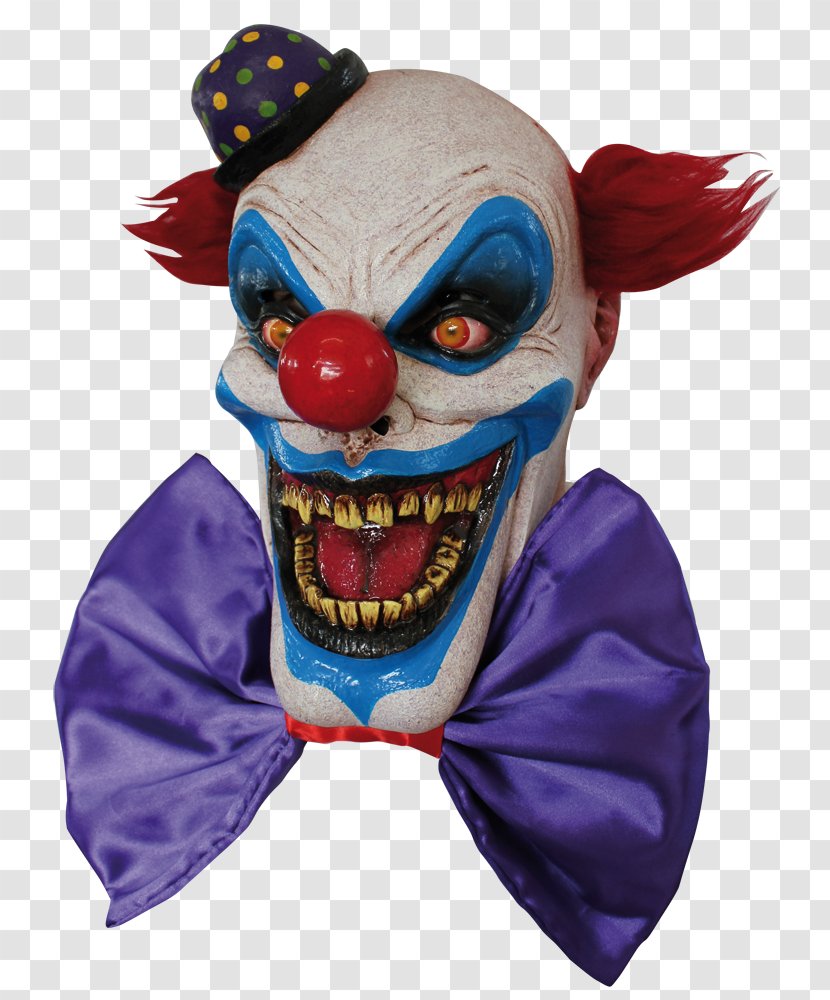 It Evil Clown Mask Halloween Costume - Tupac Transparent PNG
