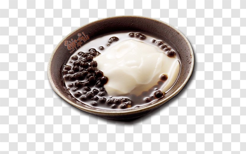 Douhua Taro Ball Tong Sui Grass Jelly Pancake - Tableware - Plate Transparent PNG