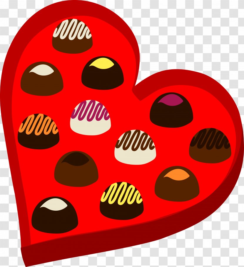 Valentine's Day Heart Chocolate Clip Art - Valentine S - Candy Cliparts Transparent PNG