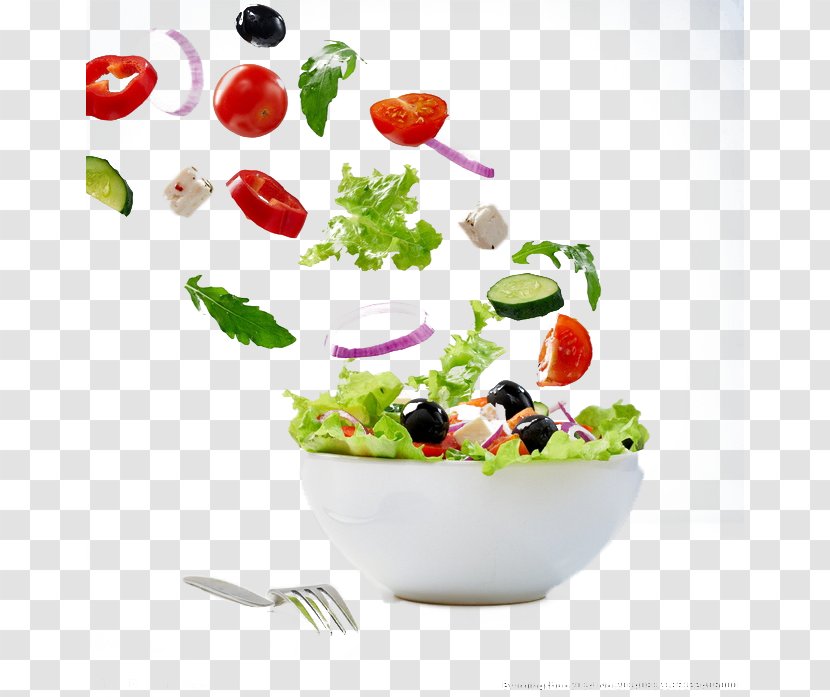 Vegetarian Cuisine Vegetable Salad Ingredient Bowl - Plant Transparent PNG
