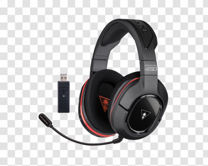 Turtle Beach Ear Force Stealth 450 Corporation Headset 7.1 Surround Sound Headphones - Peripheral - Wireless 360 Transparent PNG