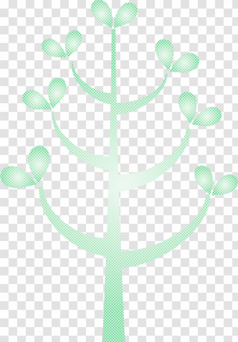 Green Leaf Symbol Plant Plant Stem Transparent PNG