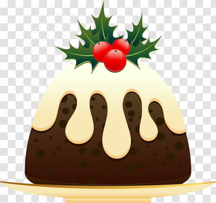 Christmas Pudding Figgy Bread Crxe8me Caramel Sultana - Food - Cup Cliparts Transparent PNG