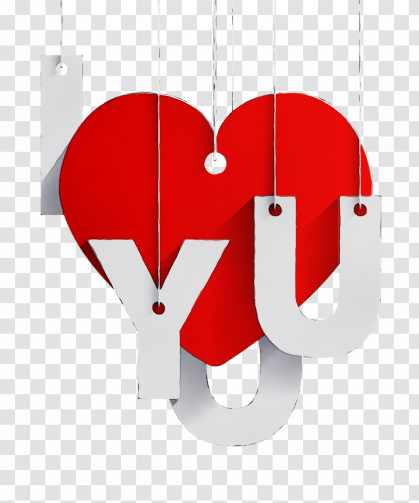 Red Heart Logo Font Love Transparent PNG