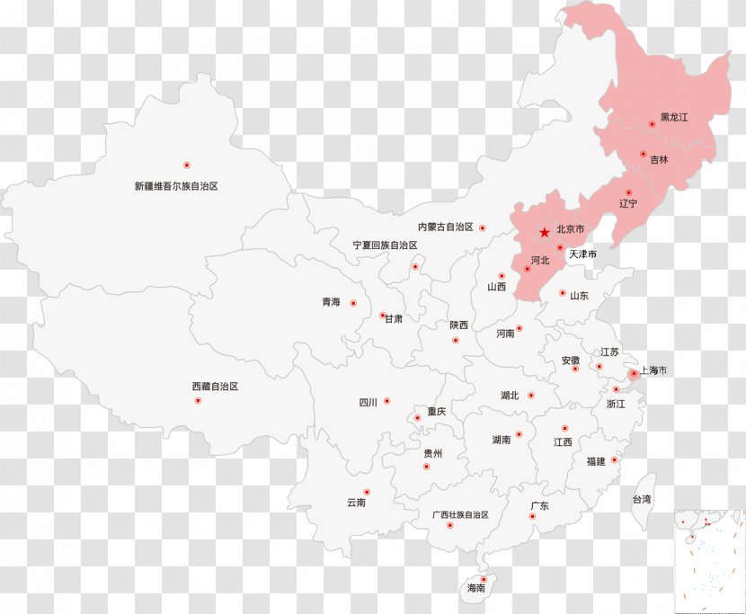 Map China Tuberculosis - Area Transparent PNG