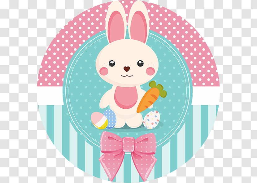 Easter Bunny Christmas Label Rabbit - Holiday Transparent PNG