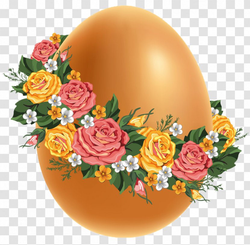 Easter Egg Clip Art - Flower Arranging - Eggs Transparent PNG