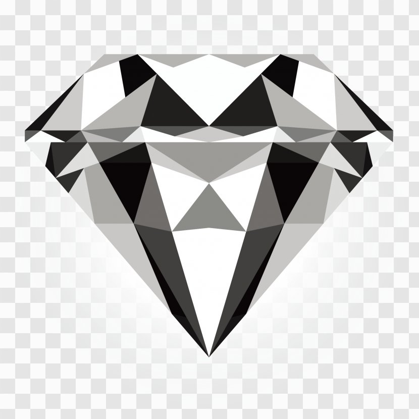 Diamond Art Illustration - Decorative Elements Of Colored Diamonds Transparent PNG