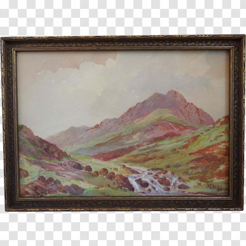 Watercolor Painting Still Life Picture Frames Rectangle - Paint - Landscape Transparent PNG