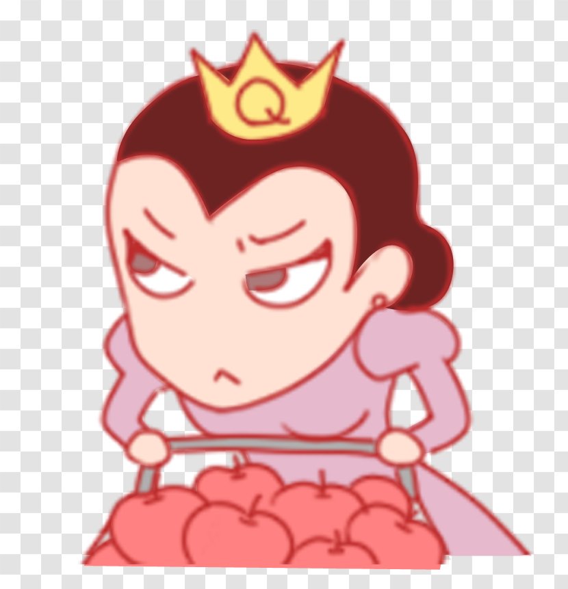 Cartoon Queen Icon - Frame Transparent PNG