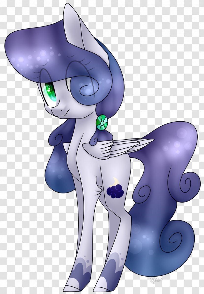 Horse Pony Animal Purple - Cartoon - Moonlight Transparent PNG