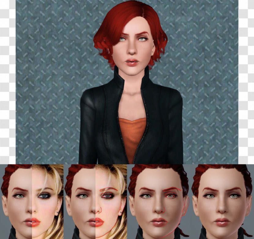 Scarlett Johansson The Sims 3 4 Black Widow Loki Transparent PNG
