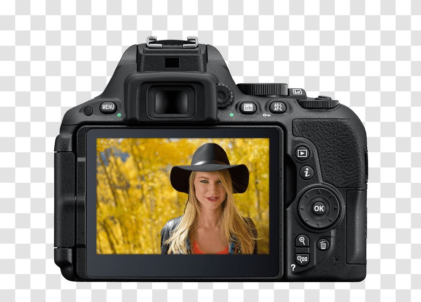 Nikon D7500 D3400 Digital SLR DX Format - Camera Lens Transparent PNG