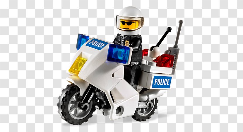 Lego City Undercover Police Motorcycle Transparent PNG